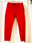 Malorie, pantalon coloris rouge, grande taille