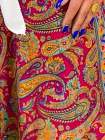 Jasmine, jupe indienne, coloris prune, grande taille