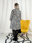 Rebecca, robe imprimée léopard, grande taille