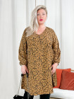Fiona, robe imprimée léopard, grande taille