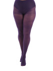Collants 50 deniers, coloris violet, Pamela Mann grande taille