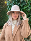 Lena, chapeau laine, coloris grège